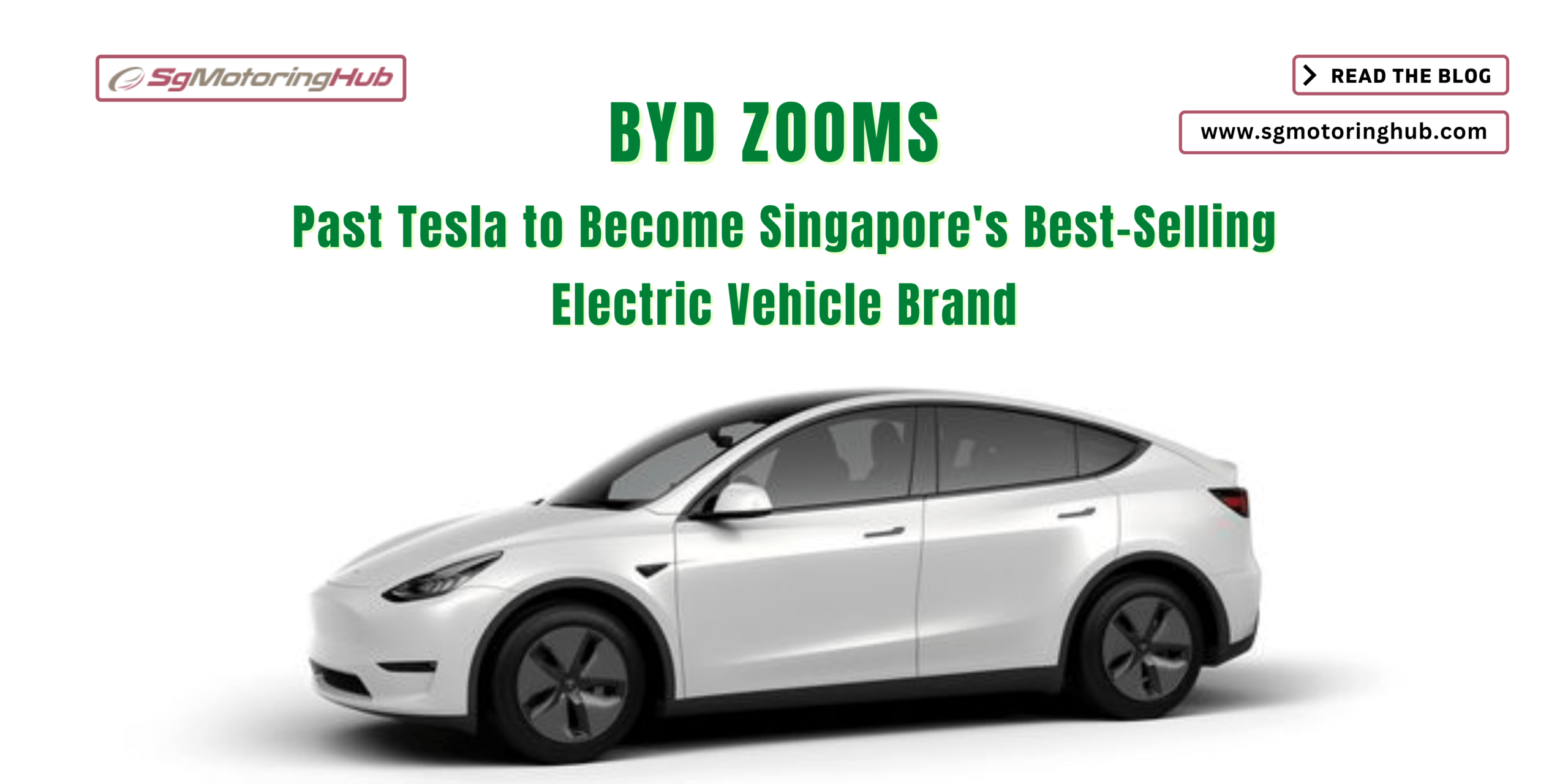 BYD Zooms Past Tesla To Become Singapore's Best-Selling Electric ...